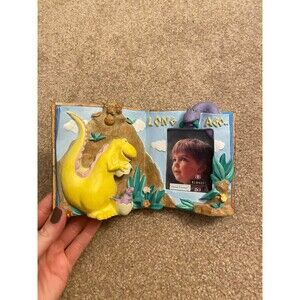 Vintage 1993 Holson Burnes Co Frame for 2x3 Picture Dinosaur Book Photo Children